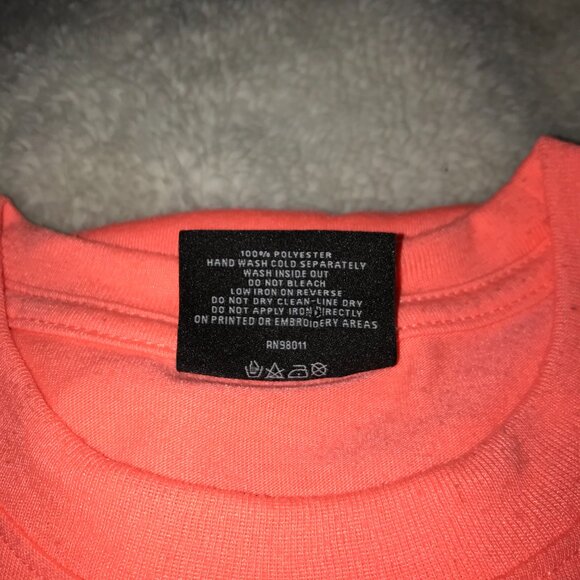 Billionaire Boys Club Ice Cream Bright Orange Spider Webs T Size S Like New! - Picture 7 of 8